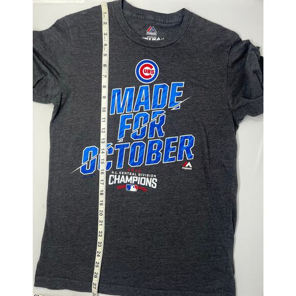 Majestic Triple Peak Cubs Made for October 2016 N.L. Central Division Champions - Picture 3 of 7